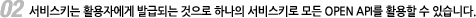 서비스키는 활용자에게 발급되는 것으로 하나의 서비스키로 모든 OPEN API를 활용할 수 있습니다.