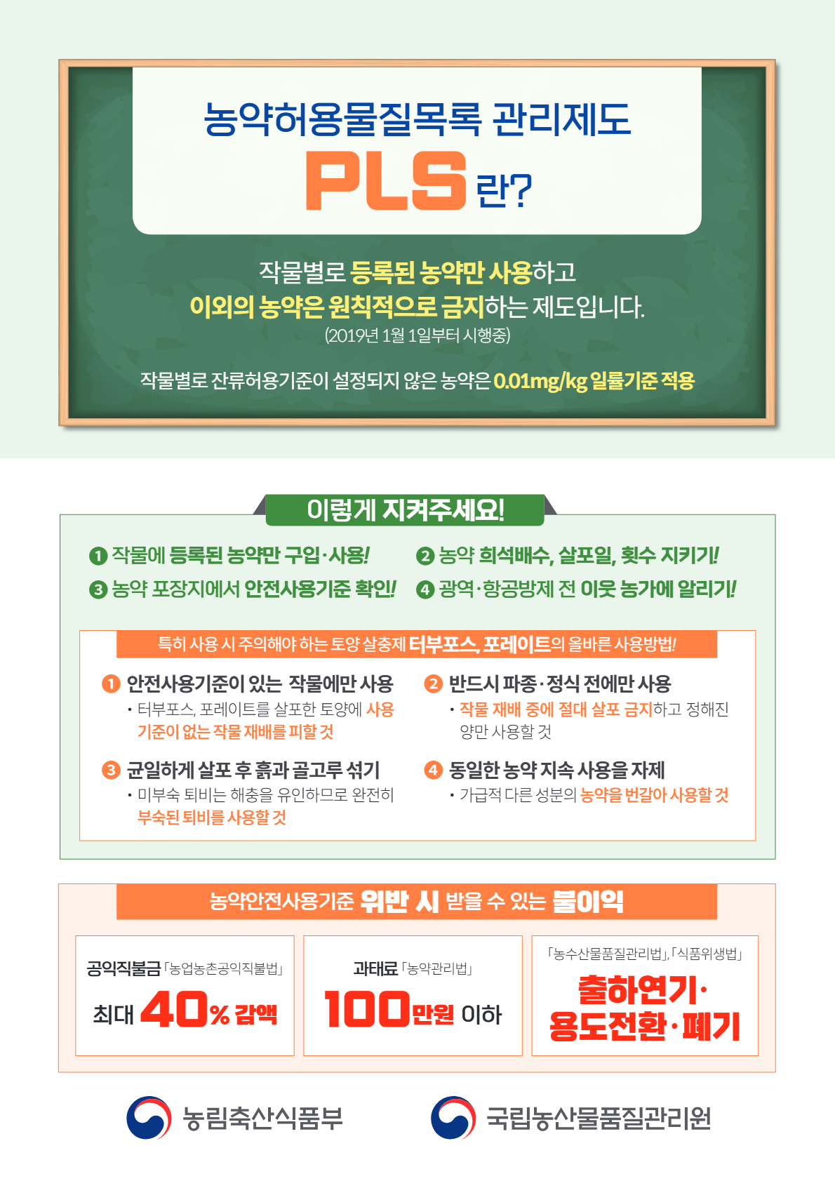 농약허용물질목록관리제도(PLS)
